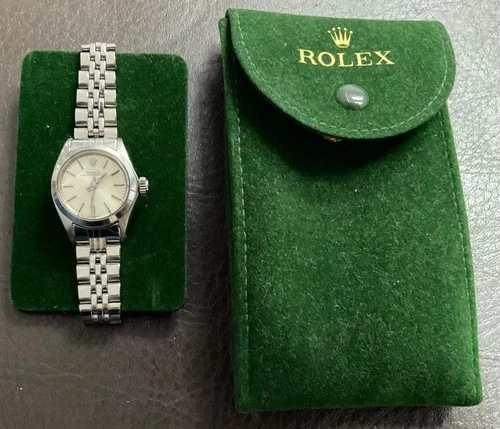 Vintage Ladies Rolex Oyster Perpetual Stainless Steel Watch