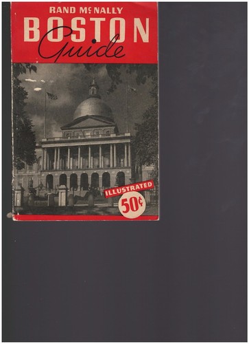 Rand McNally Illustrated Boston Guide 38. Auflage 1949