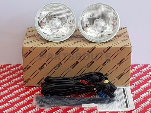 Toyota Land Cruiser FJ40 OEM Original Halogen Sealed Beam Scheinwerfer Einheit & Relais - Bild 1 von 9