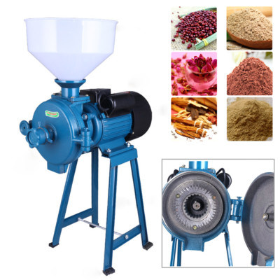 Electric Grinder Mill Grain Corn Wheat Feed/Flour Wet &Dry Cereal Machine 2200W