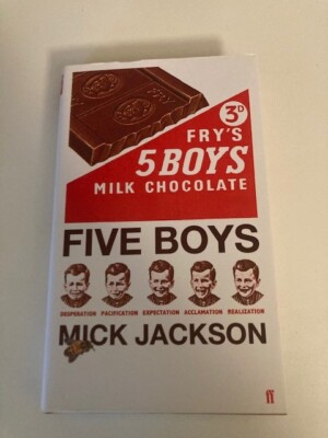 Five Boys: A Novel by Mick Jackson (2001, Hardcover) 1st UK Printing VG