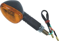 Fire Power Oval Marker Light Front Carbon #60-1351