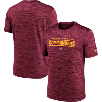 Washington Commanders Nike Dri-FIT Velocity Burgundy T-Shirt Men s Size M NEW