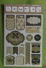 Scrapbooking - Kraft - Sticker - Küche