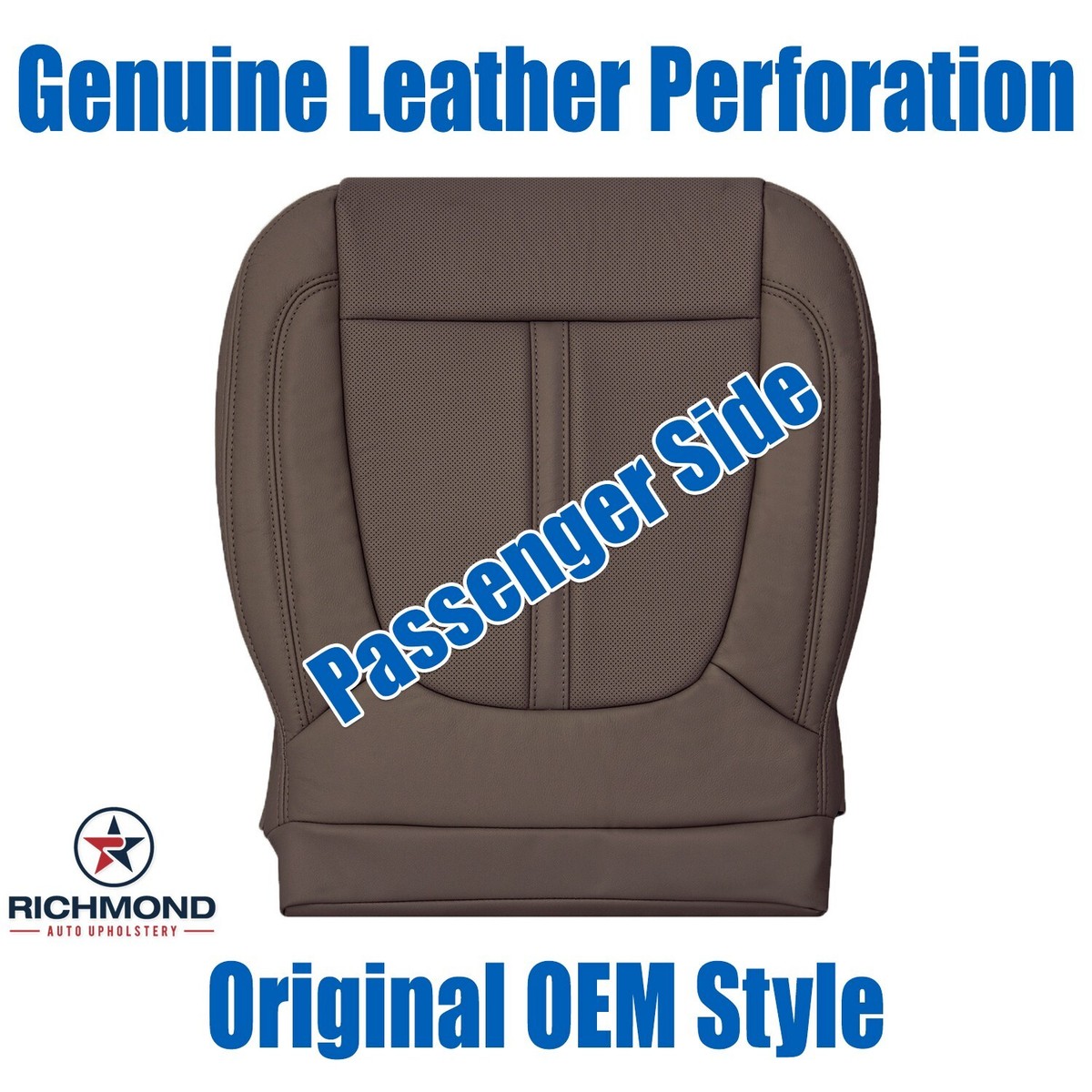 2013-2016 Lincoln MKZ -Passenger Side Bottom Genuine Leather Seat