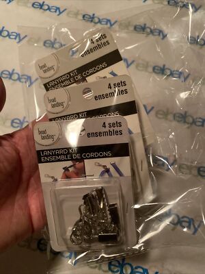 New! Lot Of 3 Bead Landing Lanyard Kits Each Kit Has 4 Lanyards