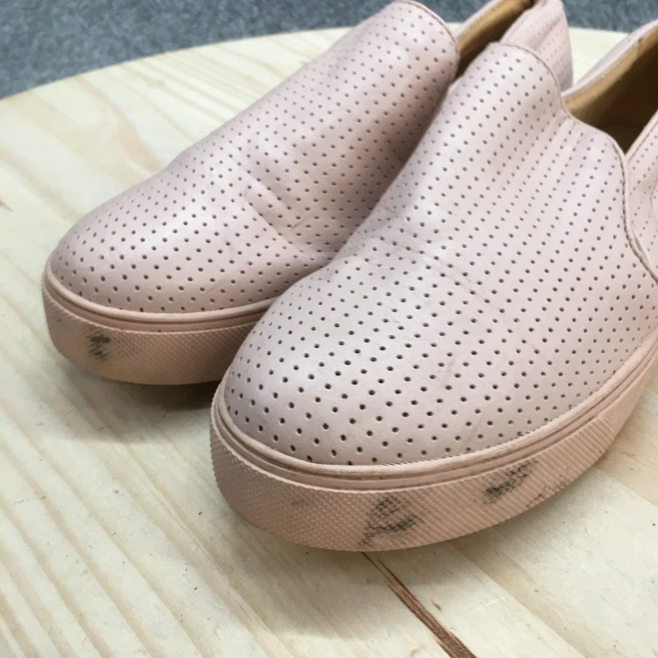 Zapatos Aldo Para Mujer 6 Perforados Sin Cordones Pisos Mocasines Cuero Rosa Informal Cómodo Foto 4 de 4