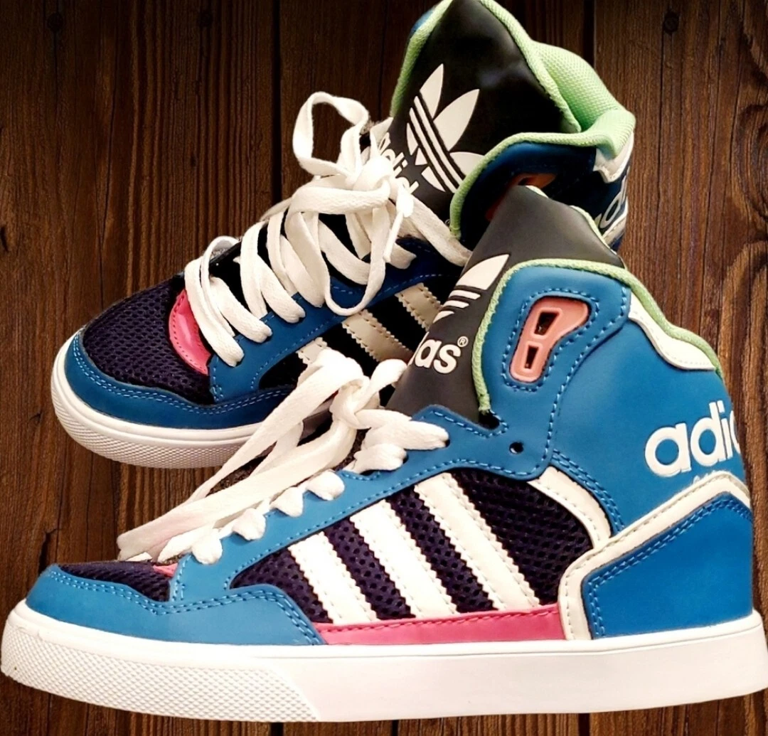 protesta Señal Competitivo Discontinued Adidas extaball High Top Womens Sz 5 | eBay