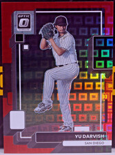 2022 Panini Donruss Optic Baseball Yu Darvish #148 Pandora Red 94/99