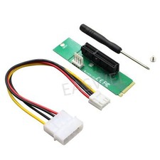 NGFF M.2 to Pci-e Express 2X Converter Extension Adapter Card for Mining