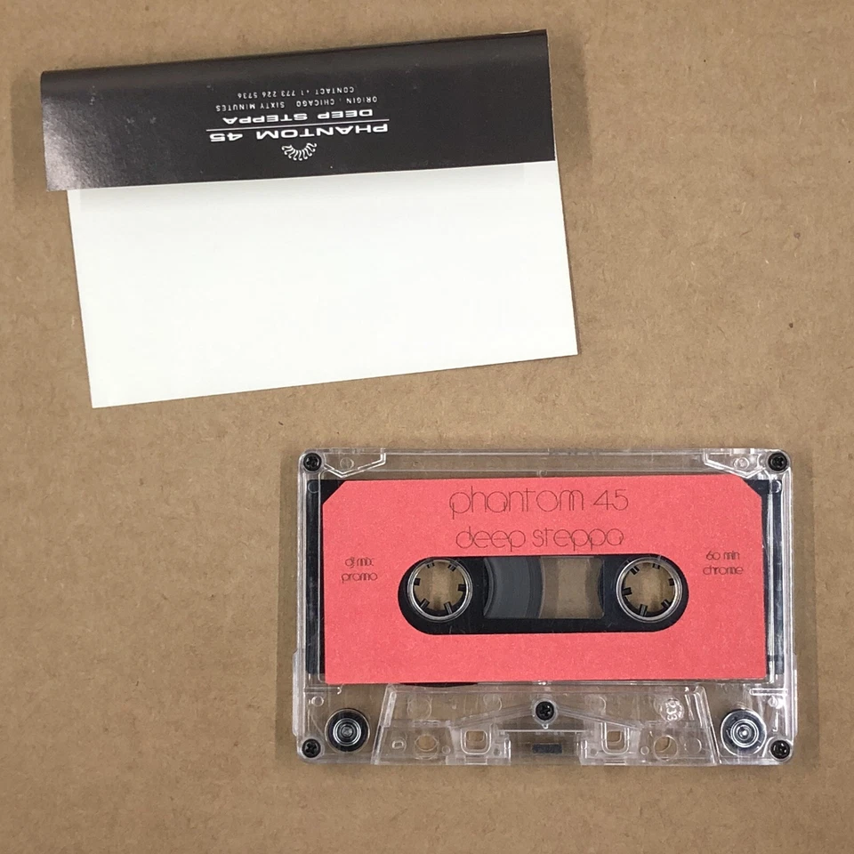 PHANTOM 45 Cassette Tape 90s Drum n Bass DEEP STEPPA UNDERGROUND SOLE UNLIMITED - Image 2 of 4