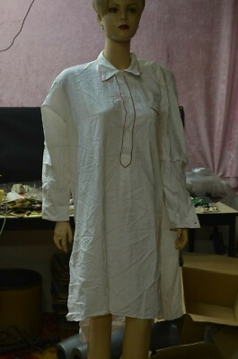 OLD VINTAGE GARMENT LONG SHIRT TUNIC NIGHT LIQUETTE DANDY WOMAN SIZE 42