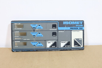 Isomet Controller Buehler IsoMet Plus Front Panel / Controls / Keypad / 11-2280-160 ...