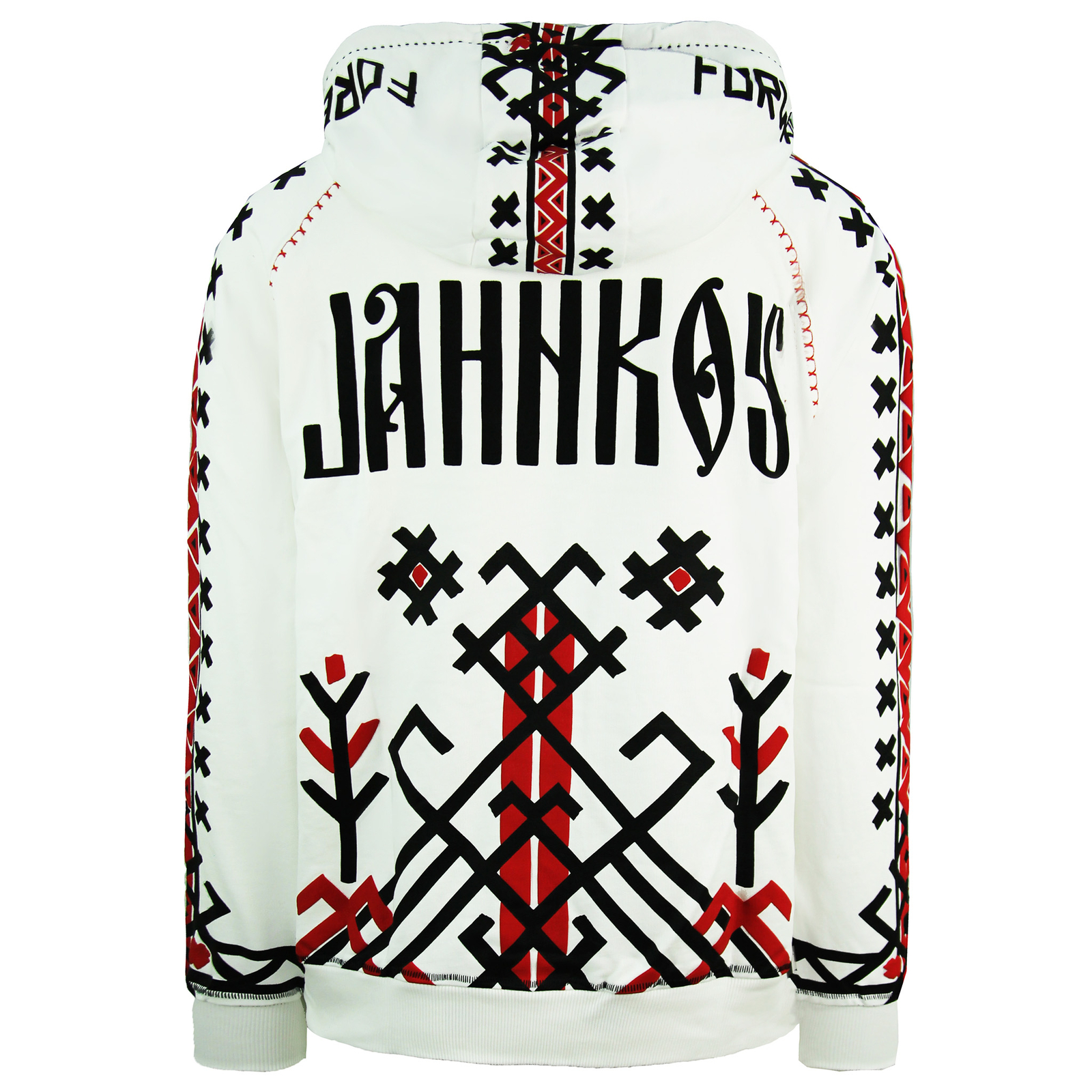 Puma x Jahnkoy Graphic Mens White Hoodie image 3