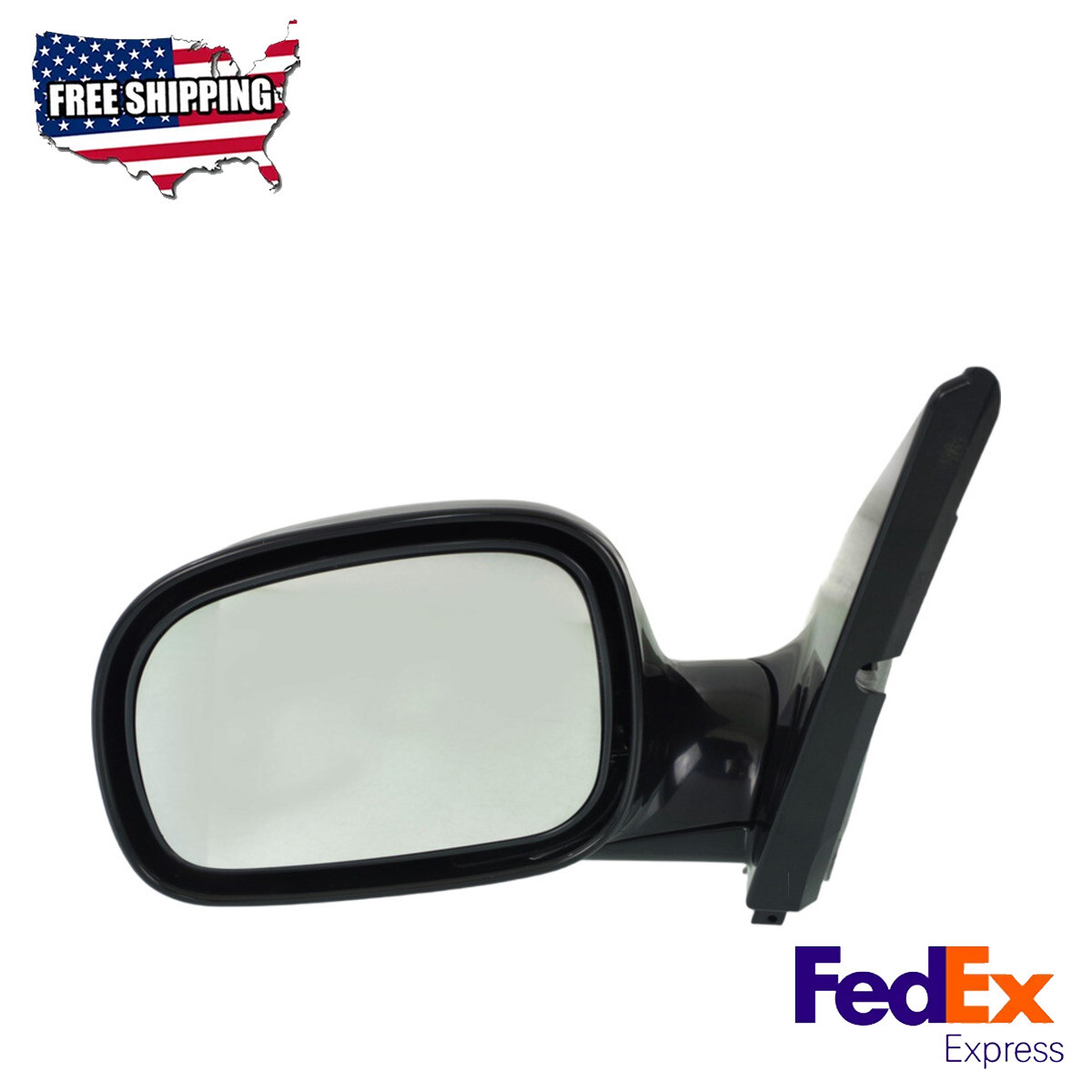 Mirror Paintable Driver Side for 96-00 Dodge Caravan Plymouth Voyager Chrysler Models
