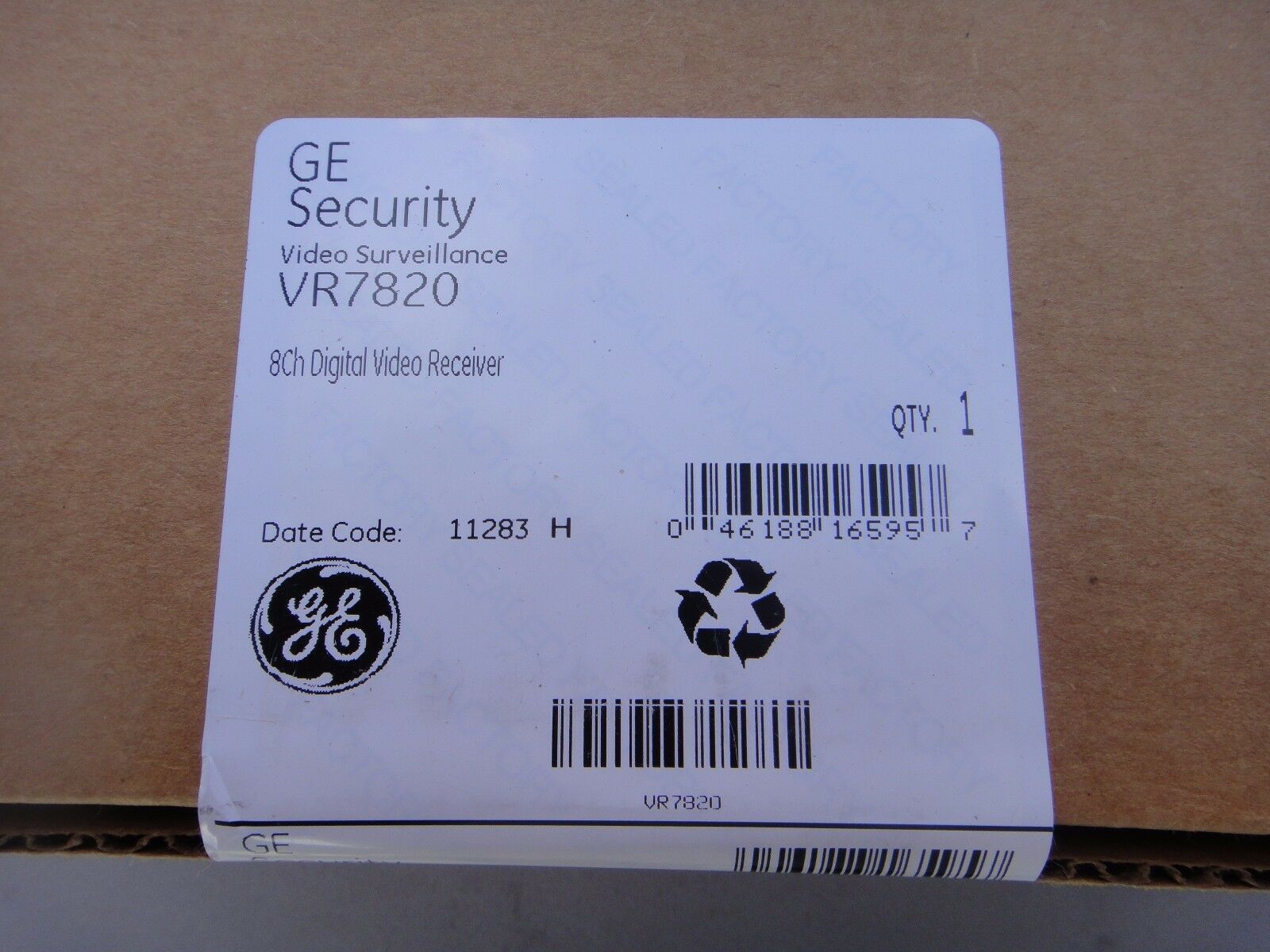 New in sealed Box GE IFS Data Receiver Video - VR7820 Cash special price Quantity limited 8-Channel