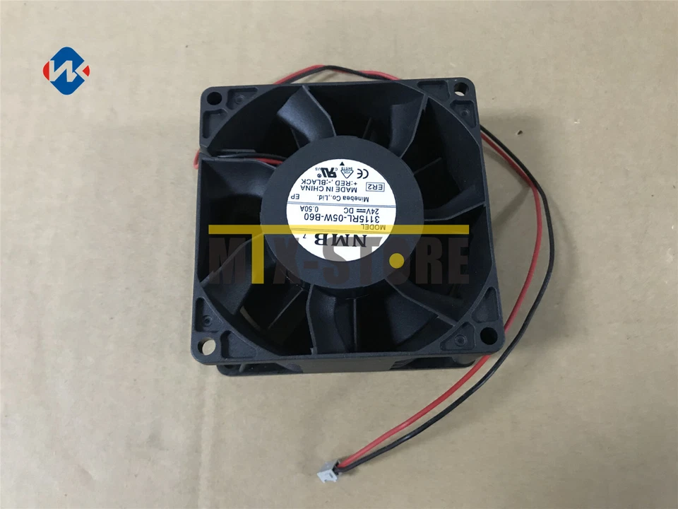 1PCS Brand New NMB 3115RL-05W-B60 D24V 0.50A 2-Wire Inverter Cooling Fan - Image 2 of 4