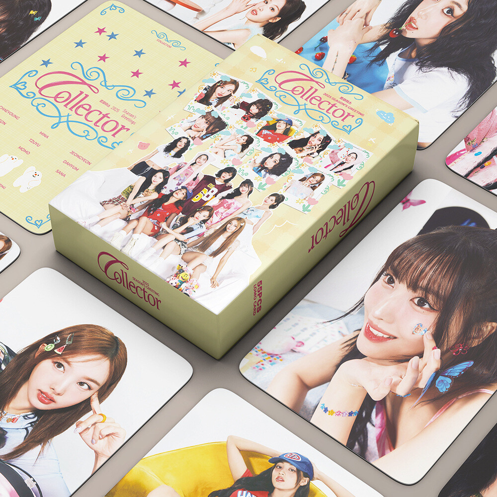 Kpop TWICE 2025 Season's Greetings Collector Paper Lomo Cards