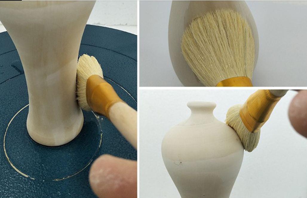 Cleaning Wooden Brushes Shaper Art Painting Pottery Clay Ceramics