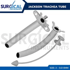 Jackson Trachea Tube Set Surgical Medical Instruments Size #2 German Grade