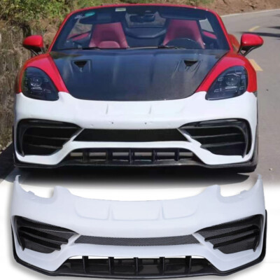 Part Of The Carbon Fiber Front Bumper For  Porsche 718 cayman Boxster 981