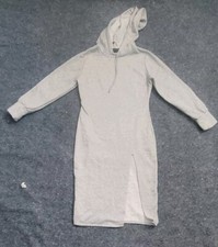 Pretty Little Thing Women's Hoodie Dress Gray Size 4