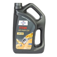 Image of FUCHS Engine Oil Titan Gt1 Flex C23 5w-30 Fully Synthetic Fuel Economy 5 Litre