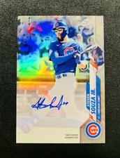 2020 Topps Chrome Baseball STEVEN SOUZA JR Refractor Auto Chicago Cubs #USA-SS