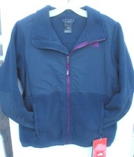 The North Face Girls-Youth Denali Fleece Jacket -Denim Blue -L - NEW