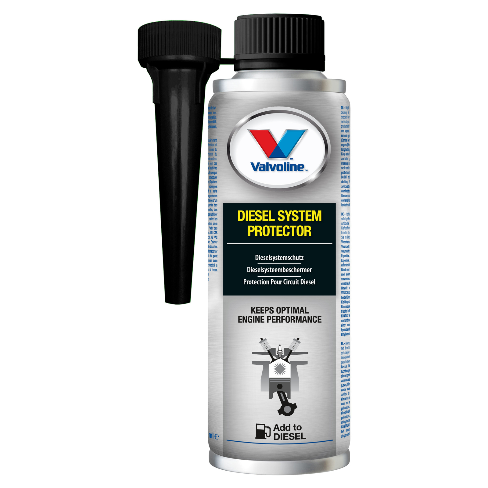 Valvoline Diesel System Protector Cleans Engine Parts Optimal Performance 300ml