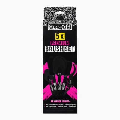 Muc-Off 5x PIECE BRUSH SET Bicycle Cleaning Brushes
