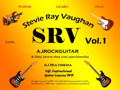 Custom Guitar Lessons, Learn Stevie Ray Vaughan vol.1