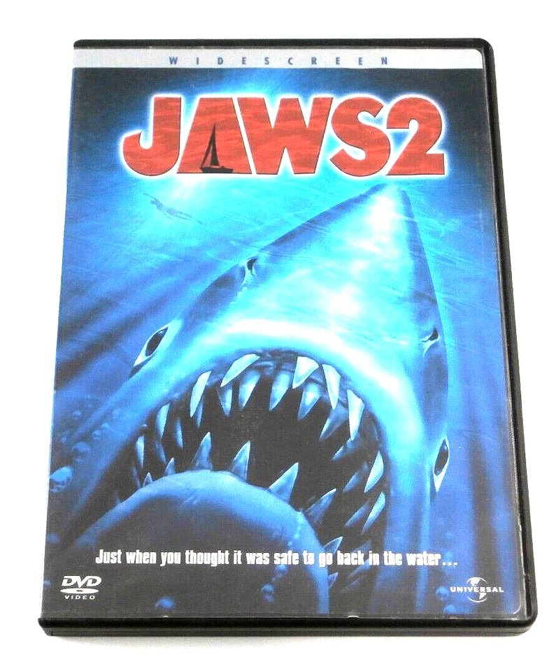 JAWS 2 WIDESCREEN JUST WHEN YOU THOUGHT IT WAS SAFE TO GO IN THE WATER ON DVD - Image 2 of 3