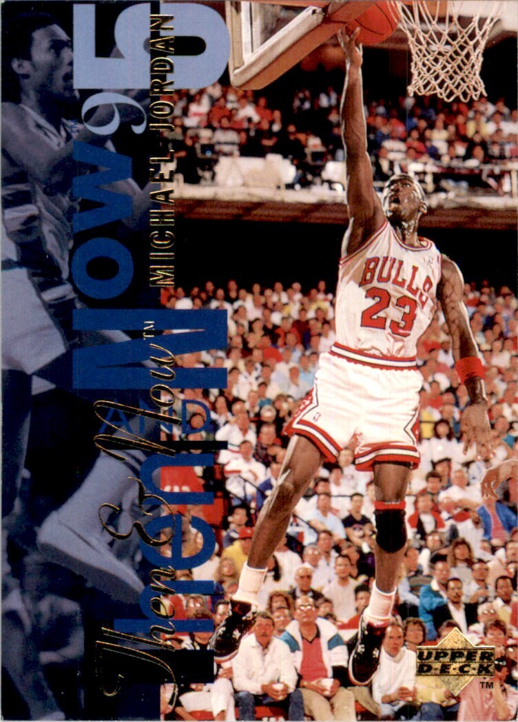 1994-95 Upper Deck Then & Now Michael Jordan #359 Bulls/Barons Card