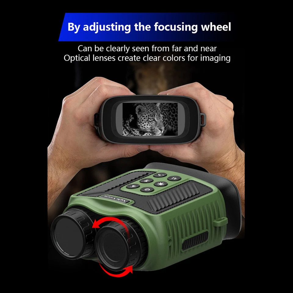 1080P Binoculars 8X Digital Zoom Day/Night Telescope Infrared Night Vision New - Image 4 of 4