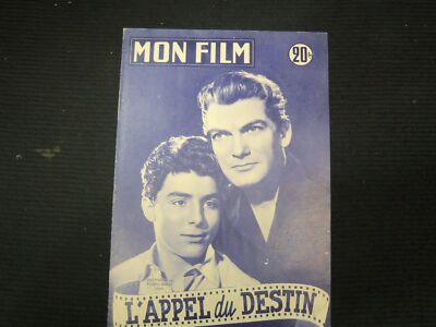 1953 APRIL 29 MON FILM FRENCH MAGAZINE - JEAN MARAIS & ROBERTO BENZI - E 26150