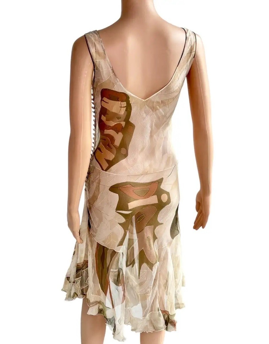 トップス 2002ss Christian Dior by John Galliano 2002 Dior by Galliano Tank | XS-S - Lucky Vintage