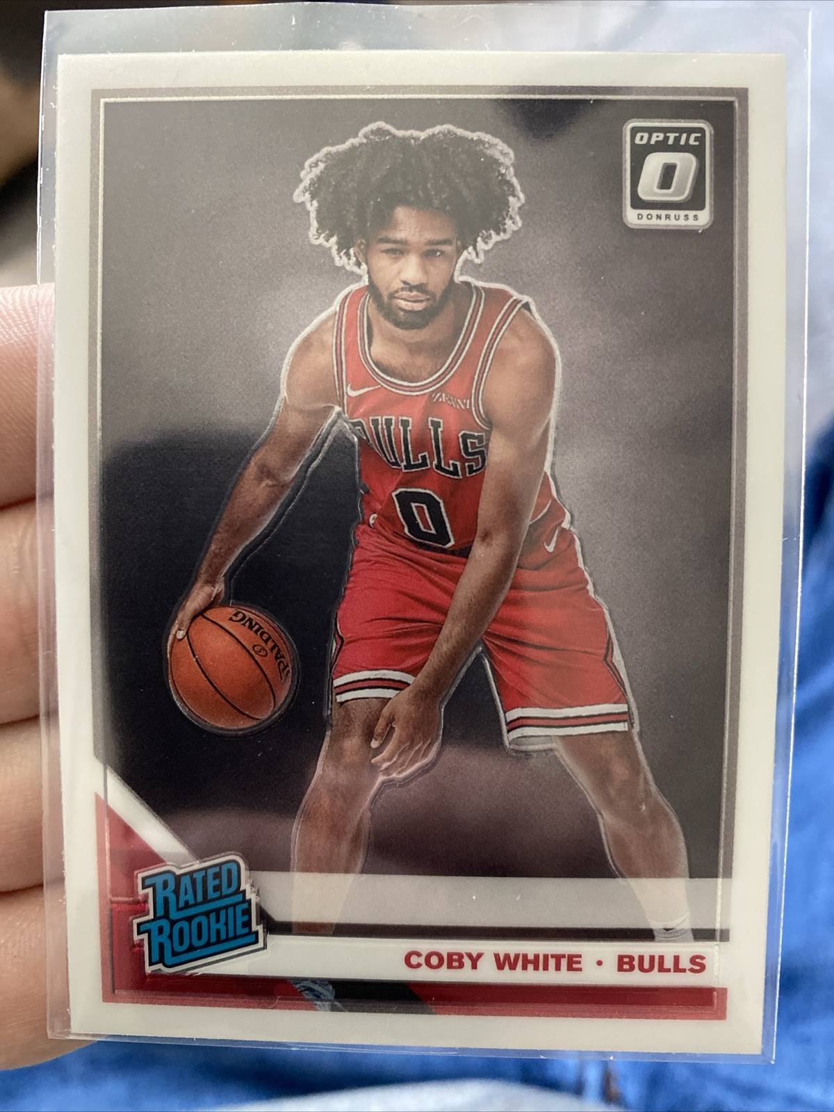 Coby White 2019 Panini Donruss Optic Rated Rookie RC #180 Chicago Bulls 🔥🏀💎