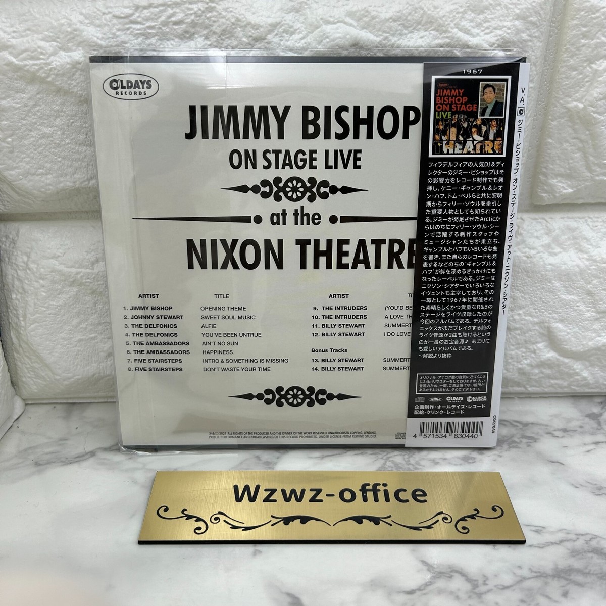 VA Jimmy Bishop On Stage Live At The Nixon Theatre JAPAN