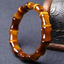 Natural Tiger's Eye Stone Beaded Bracelet Bangle Gemstone Stretch Bracelet