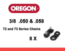 Chainsaw Chain Repair Links 3/8 .050  .058  8 Sets Oregon  72 & 73 Series chain