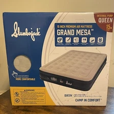 SlumberJack Grand Mesa~15 in Premium Air Mattress~Queen~Internal Pump~New In Box