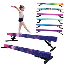 Balance Beam for Kids 8FT Gymnastics Beam,Adjustable 7"-17" Magic Star