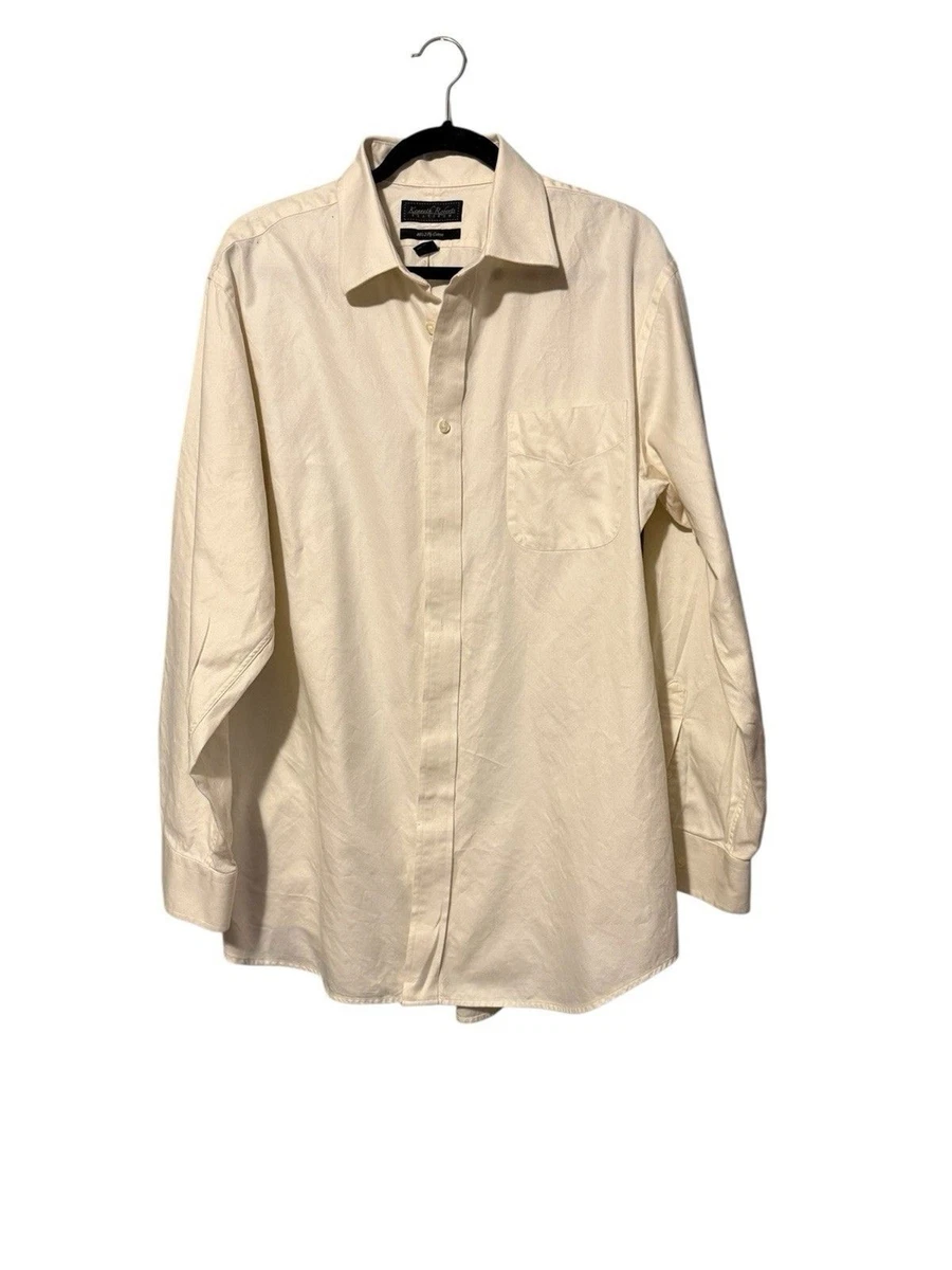 kenneth roberts dress shirts Kenneth Roberts Platinum Shirt Men's Size Large Blue Green Striped Button Up