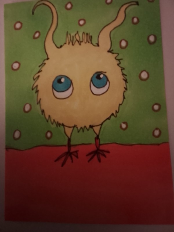 ACEO-2026-07-09-Dolls   Art Card - ORIGINAL ART, SHIPPING FREE