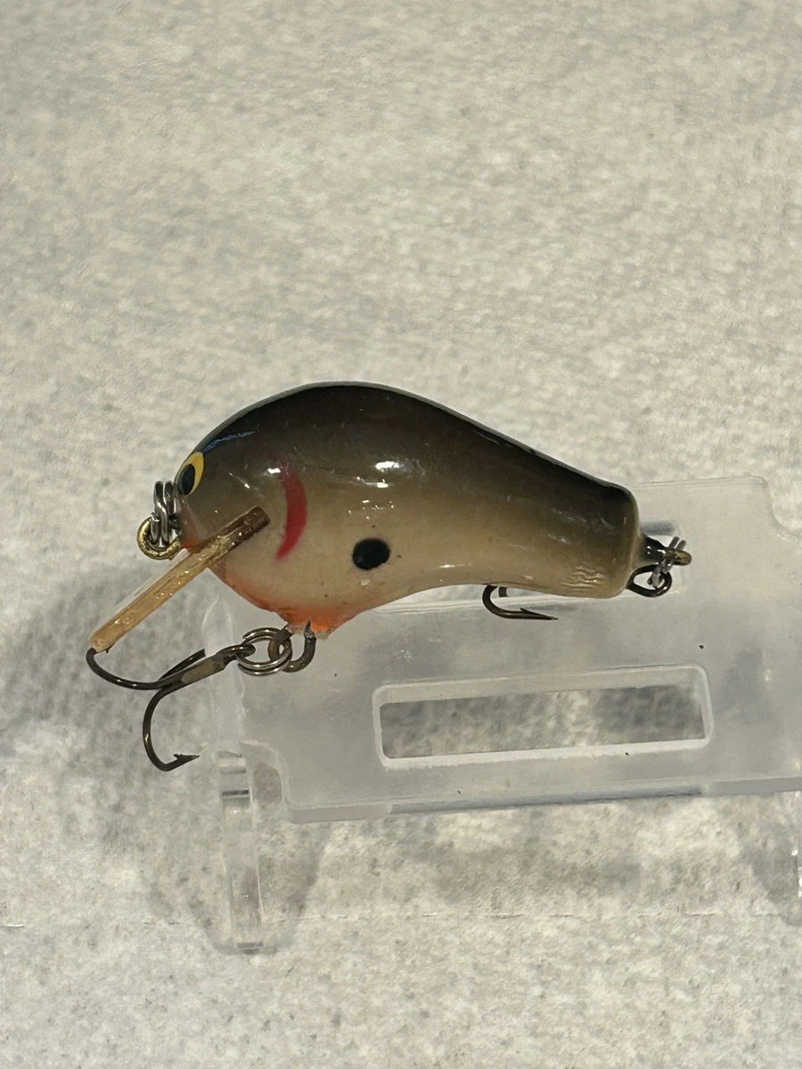 Leurre De Pêche Vintage Bagley Balsa B #1 – Plongeur Peu Profond – Couleur Indéterminée – USA