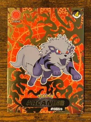 Shadow Arcanine #0059 Gold Holo Crystal Collection 2024 Pokemon Card