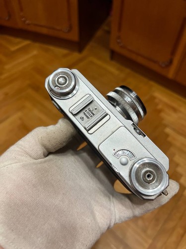 Objectif appareil photo argentique 35 mm vintage Kiev-4 Jupiter-8 urss soviétique ne fonctionne pas - Photo 8/15