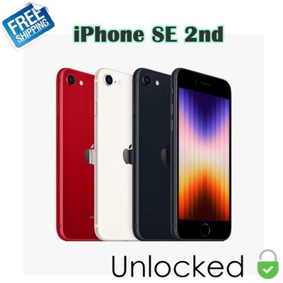 Apple iPhone SE 2nd GEN (2020) 64GB/128GB 4G Ohne Vertrag Handys Smartphone iOS