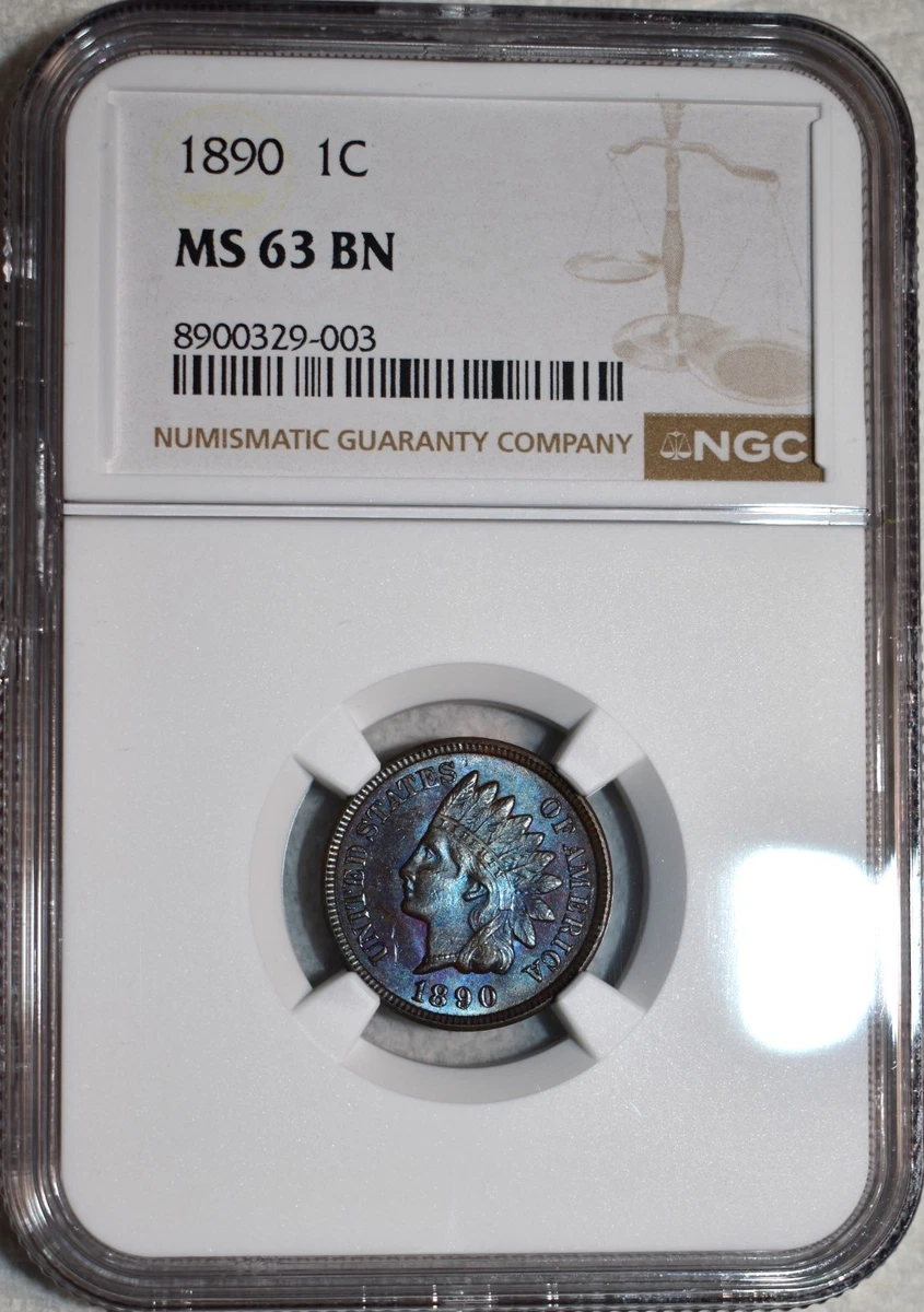 NGC Certified Indian Head US Small Cents (1859-1909) for sale | eBay